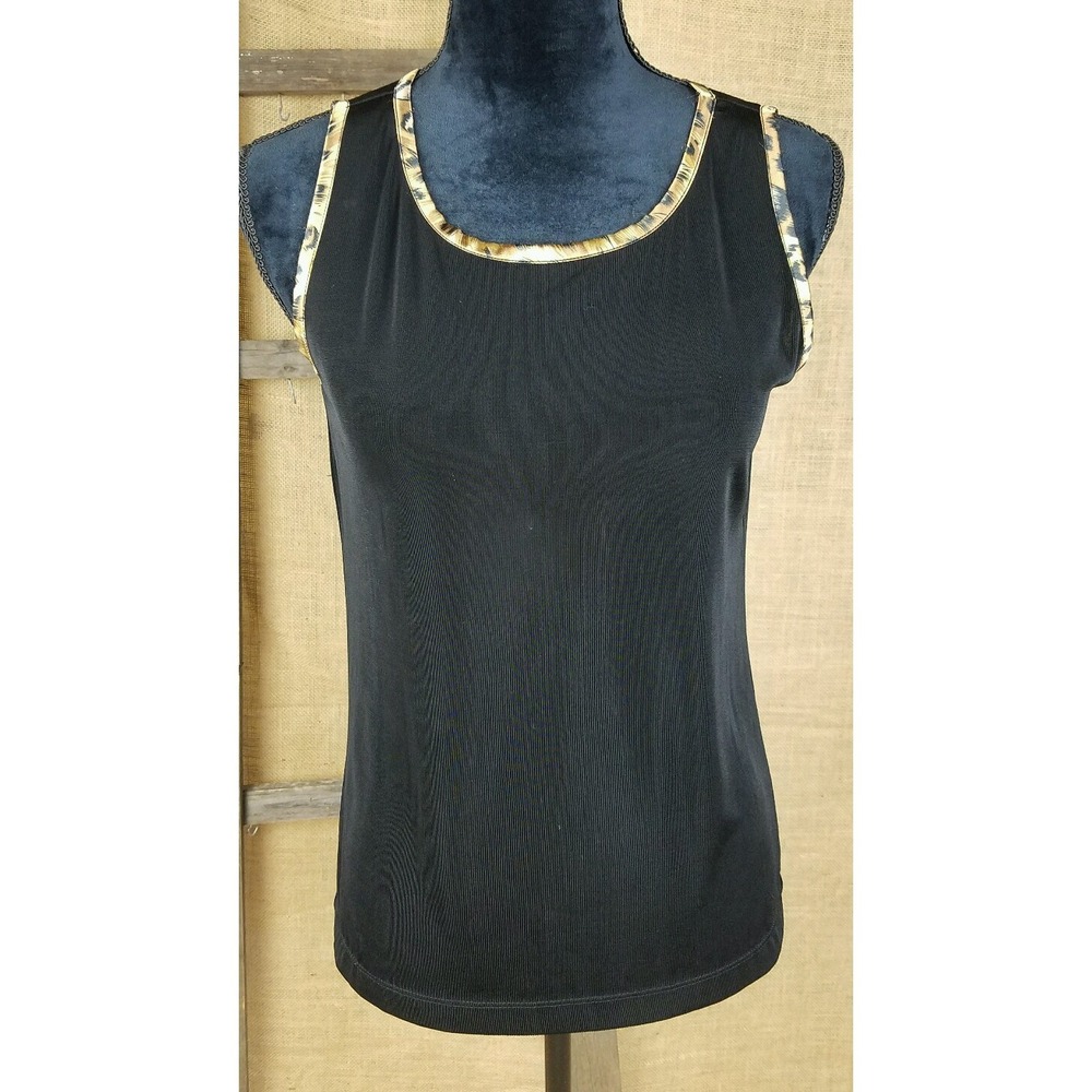 Chico's Travelers women M sleeveless wrinkle free tank top gothic vacation